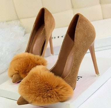 YEELOCA 6 Colors Show Thin m002 Sexy Party Shoes 2019 New Shallow Women Pumps Pointed Toe High Heels Shoes Wedding Shoe KZ0O5