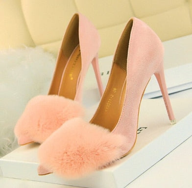 YEELOCA 6 Colors Show Thin m002 Sexy Party Shoes 2019 New Shallow Women Pumps Pointed Toe High Heels Shoes Wedding Shoe KZ0O5