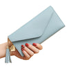 2020 Fashion Women's Wallets Simple Zipper Purses Envelop Long Wallet Women Long Section Clutch Wallet Soft PU Leather Money Bag