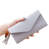 2020 Fashion Women's Wallets Simple Zipper Purses Envelop Long Wallet Women Long Section Clutch Wallet Soft PU Leather Money Bag