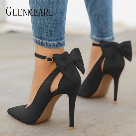 2020 New Women Pumps Spring Fall Office Shoes Breathable Hollow Out Square Heel Boots Woman Platform Heels Party Wedding Shoes