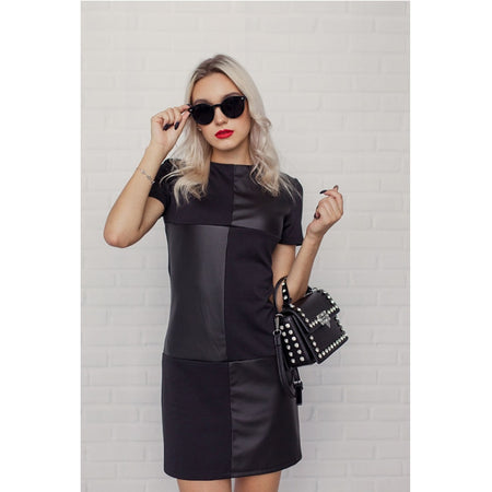 Women Vintage Front Button Sashes Party Dress Three Quarter Sleeve Turn Down Collar Solid Dress 2019 Autumn New Fashion Dress