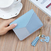 New Arrival Wallet Short Women Wallets Zipper Purse Patchwork