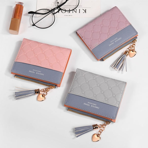 Leather Wallet Women Small Luxury Mini Women Wallet