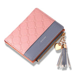 Leather Wallet Women Small Luxury Mini Women Wallet